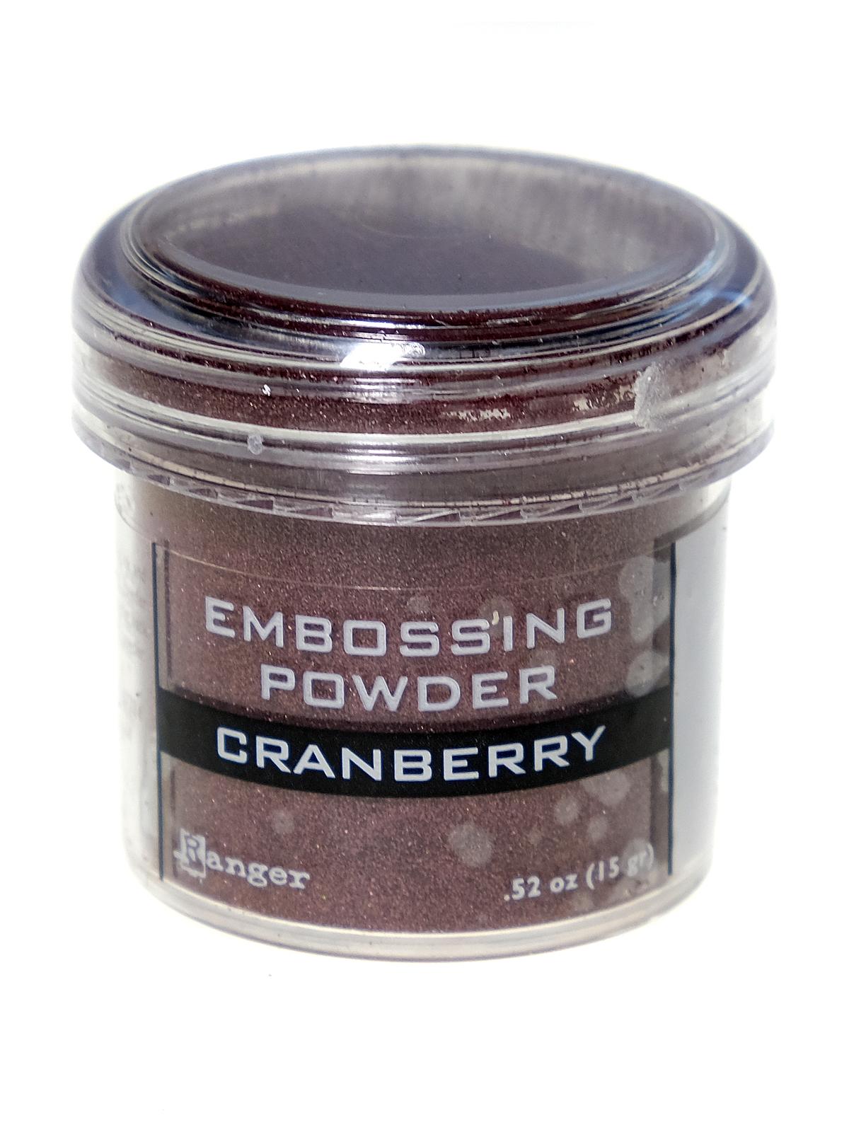 Embossing Powders cranberry 0.52 oz. jar