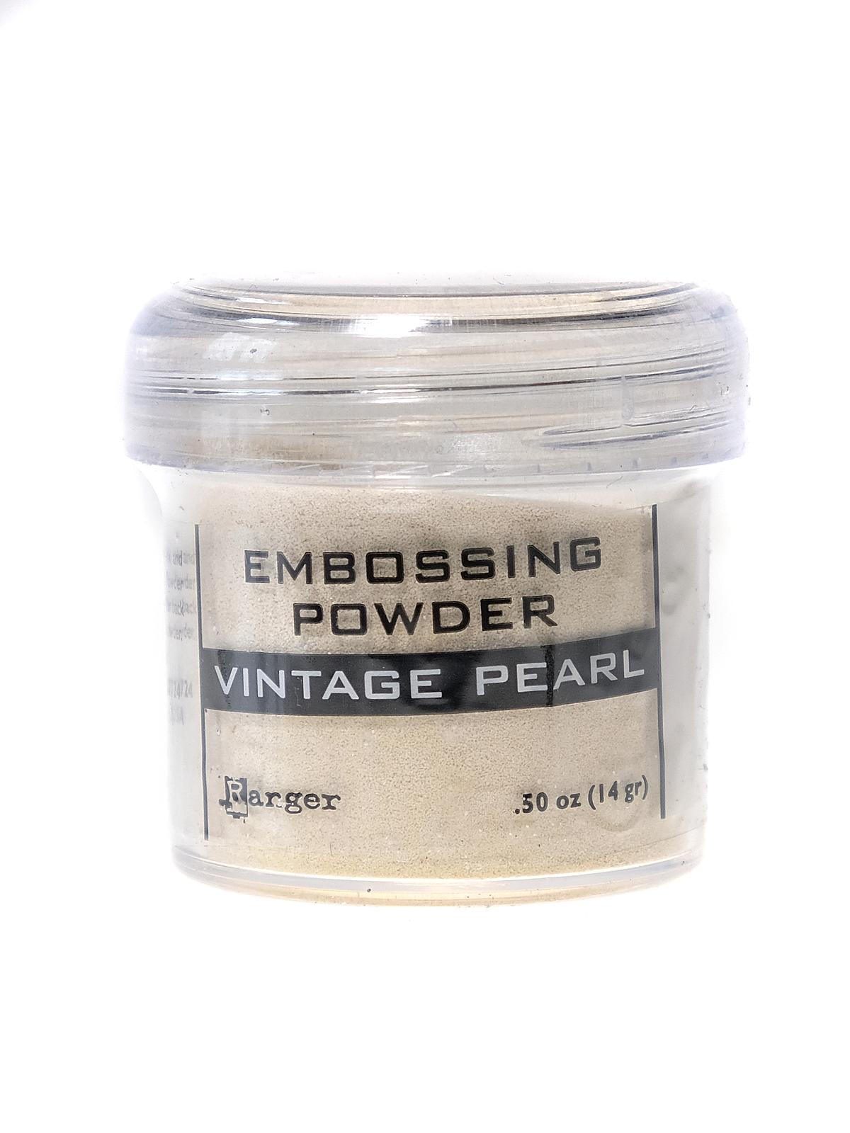 Embossing Powders vintage pearl 0.5 oz. jar