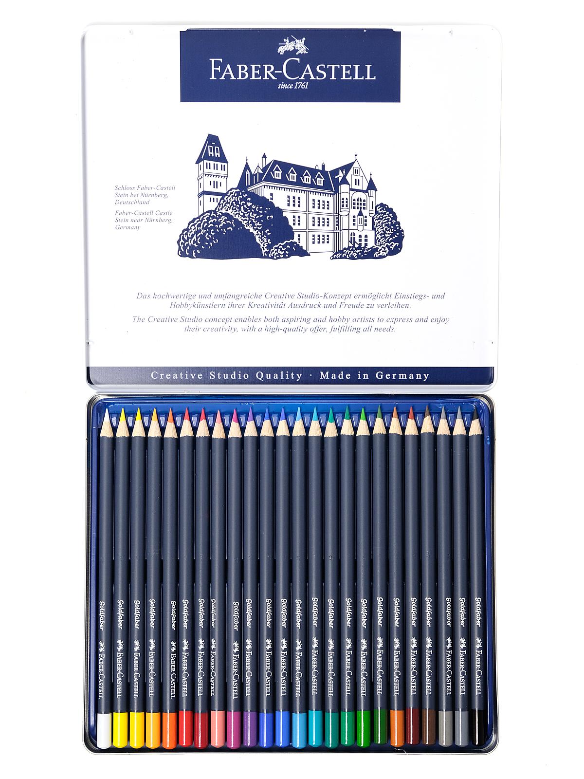 Goldfaber Color Pencil Tin Sets Set Of 24