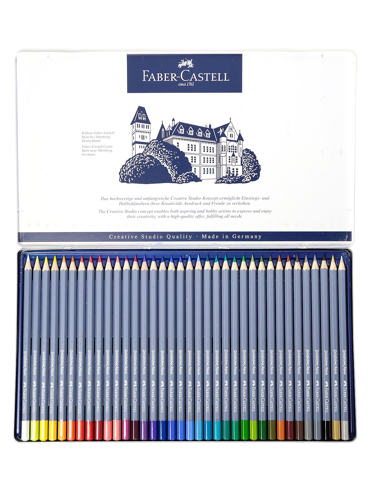 Goldfaber Aqua Watercolor Pencil Tin Sets Set Of 36