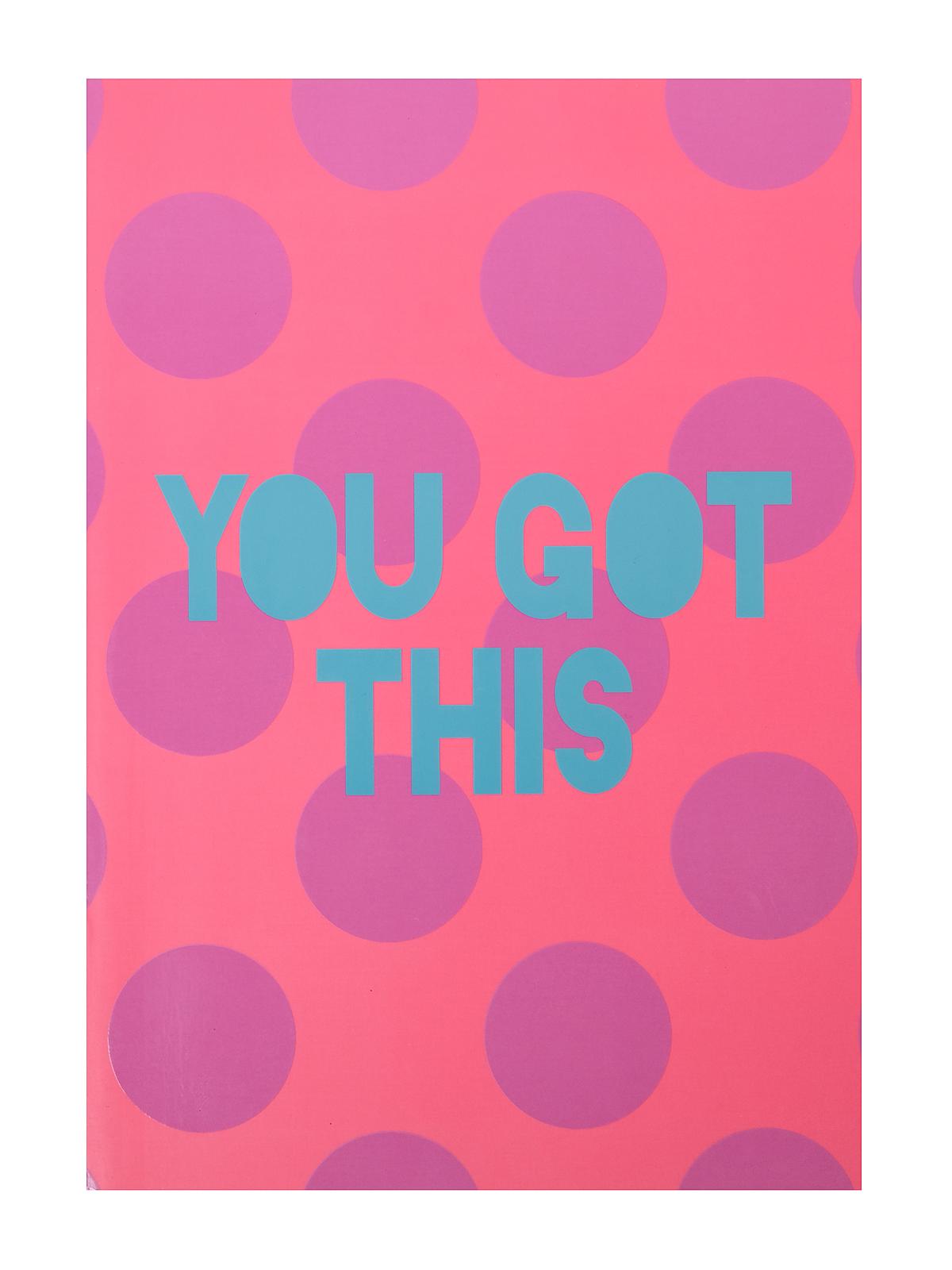 House Of Holland Notebook You Got This Pink