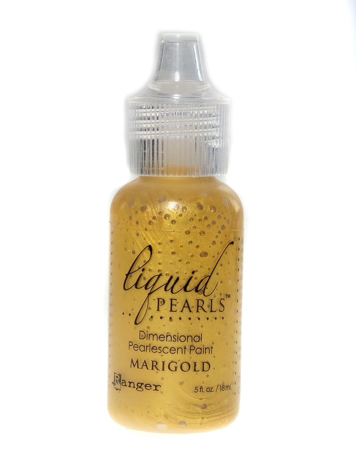 Liquid Pearls Pearlescent Paint marigold 0.5 oz. bottle