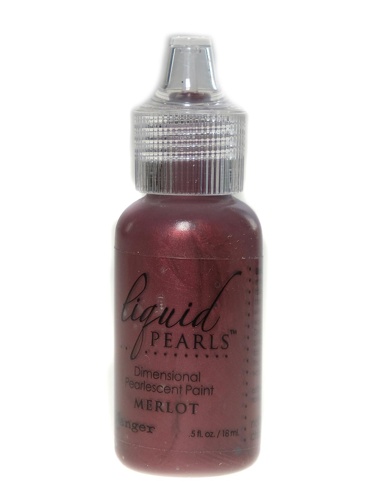 Liquid Pearls Pearlescent Paint merlot 0.5 oz. bottle