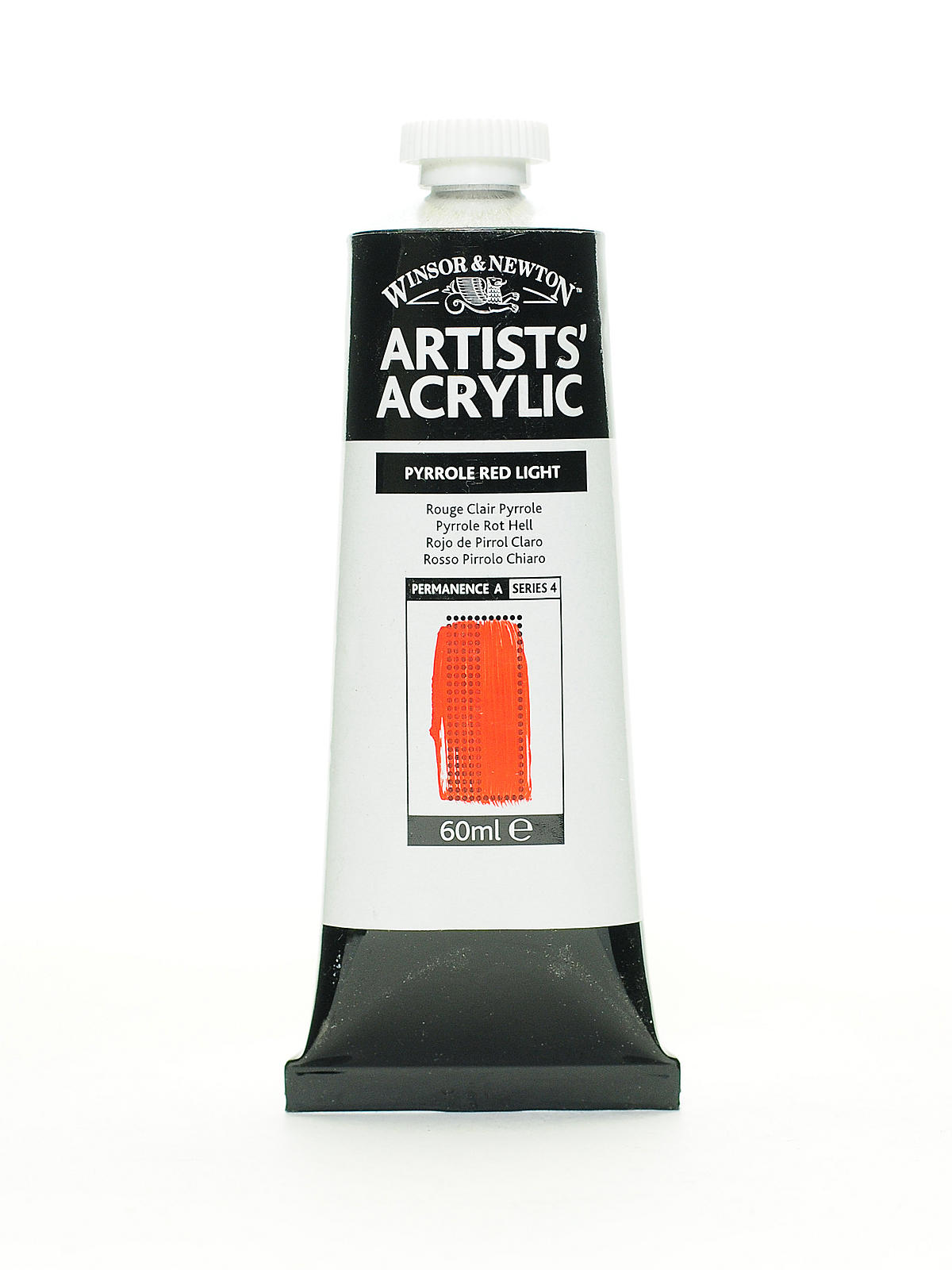 Professional Acrylic Colours pyrrole red light 60 ml 536