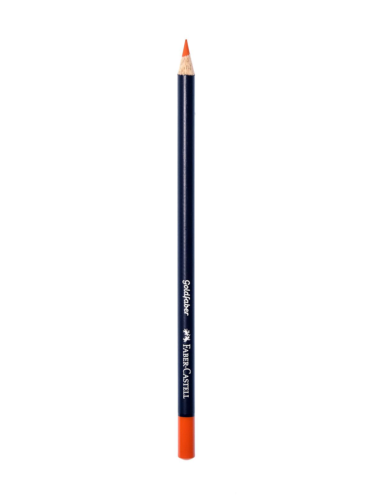 Goldfaber Color Pencils Dark Cadmium Orange 115