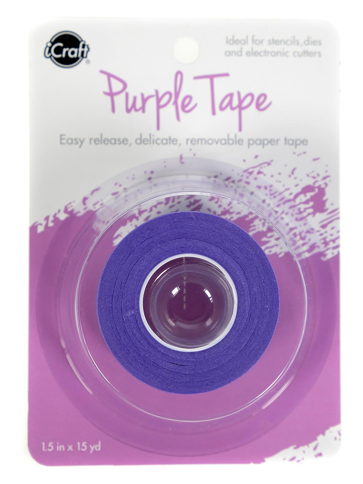 Icraft Purple Tape 1 1 2 In. X 15 Yds. Roll