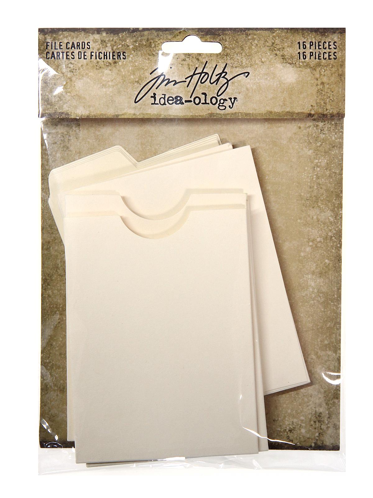Idea-ology Paperie file cards, 3 in. x 4 in. 16 pieces