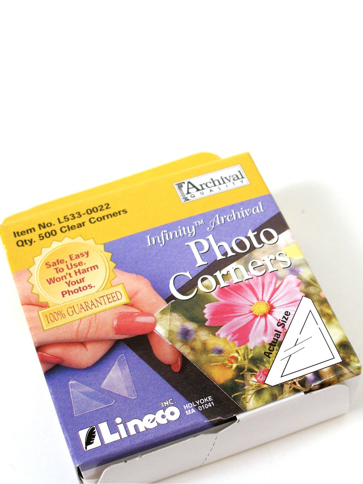 Infinity Clear Photo Corners pack of 500