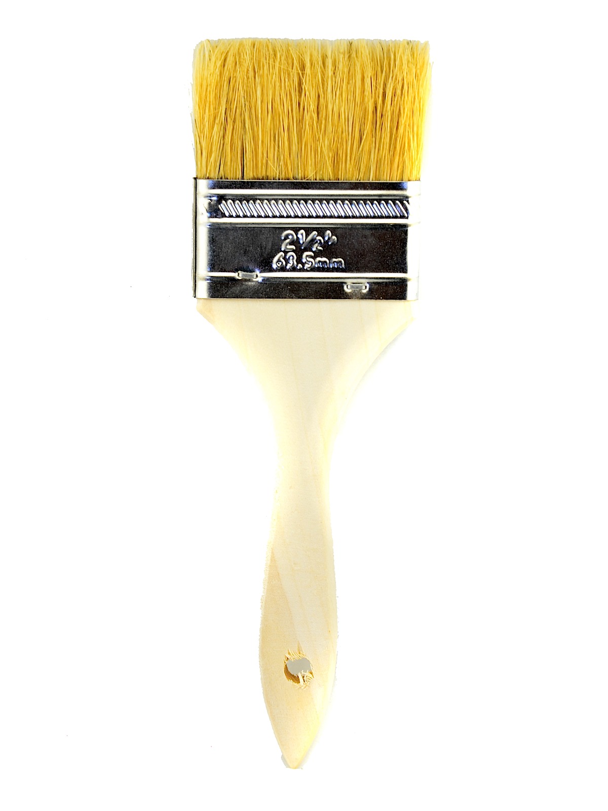 White Bristle Wash Brush 2 1 2 In.