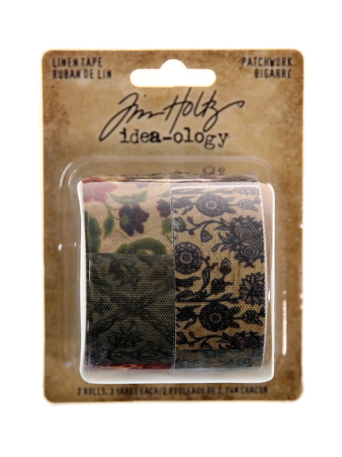 Idea-ology Paperie linen tape 1 in., patchwork 2 rolls
