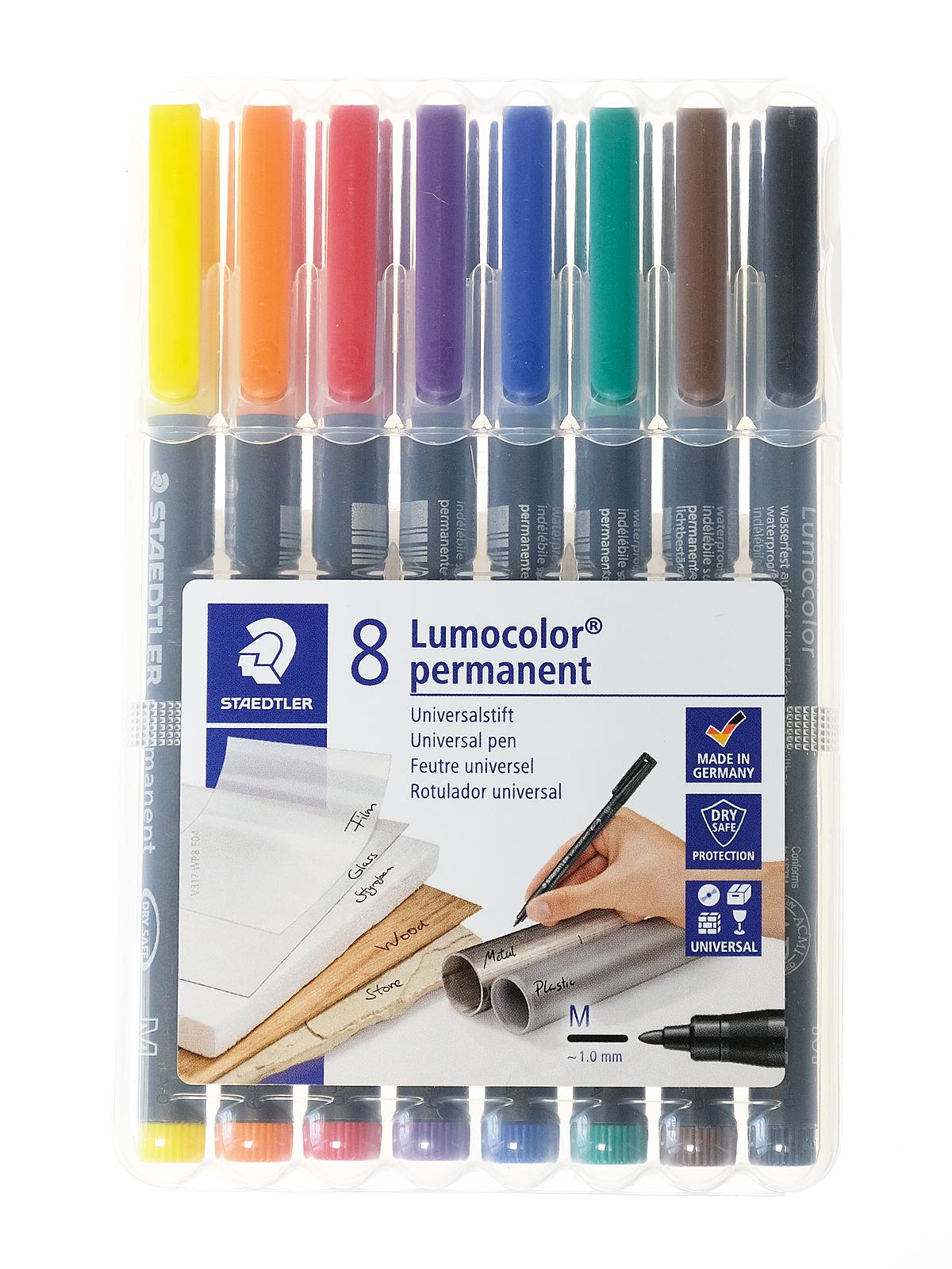 Lumocolor AV Marker Sets medium set of 8