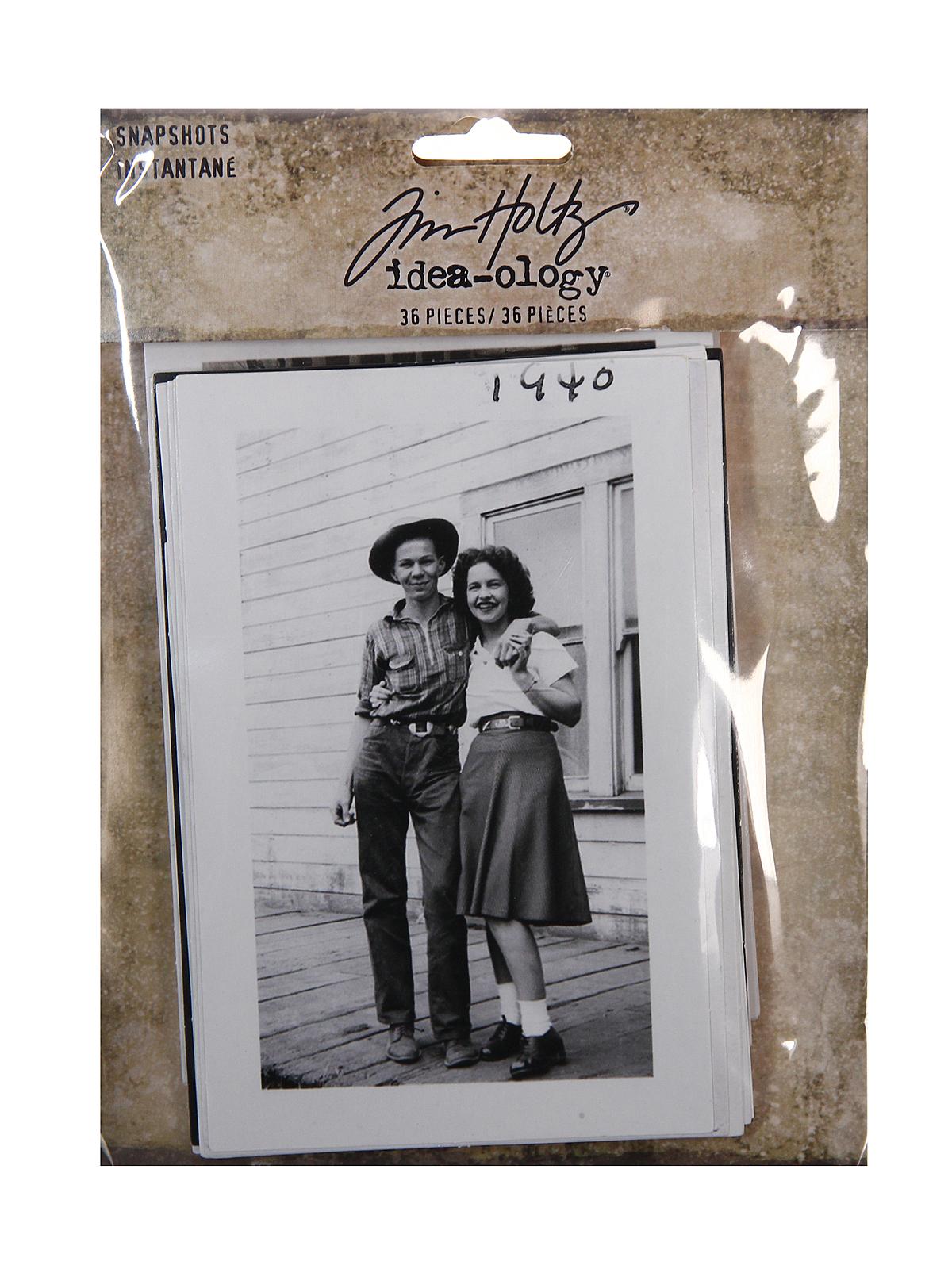 Idea-ology Paperie snapshots, 2 sizes 36 pieces