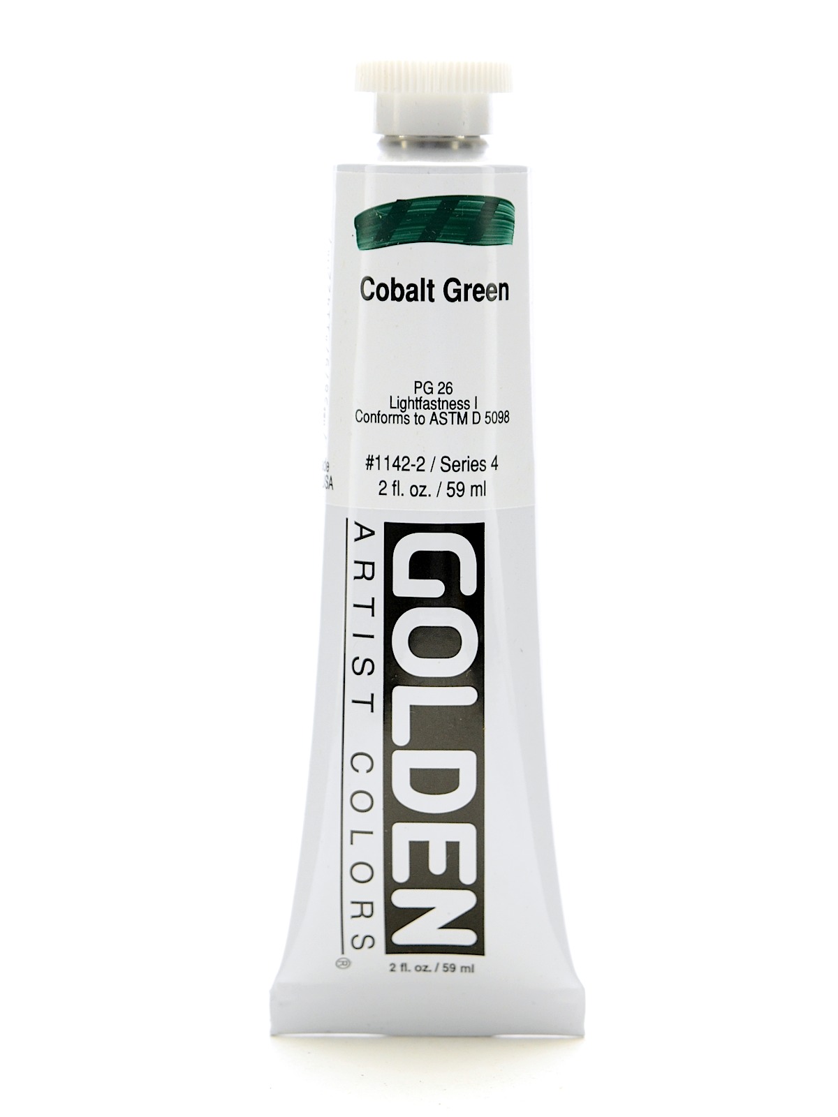 Heavy Body Acrylics cobalt green 2 oz.