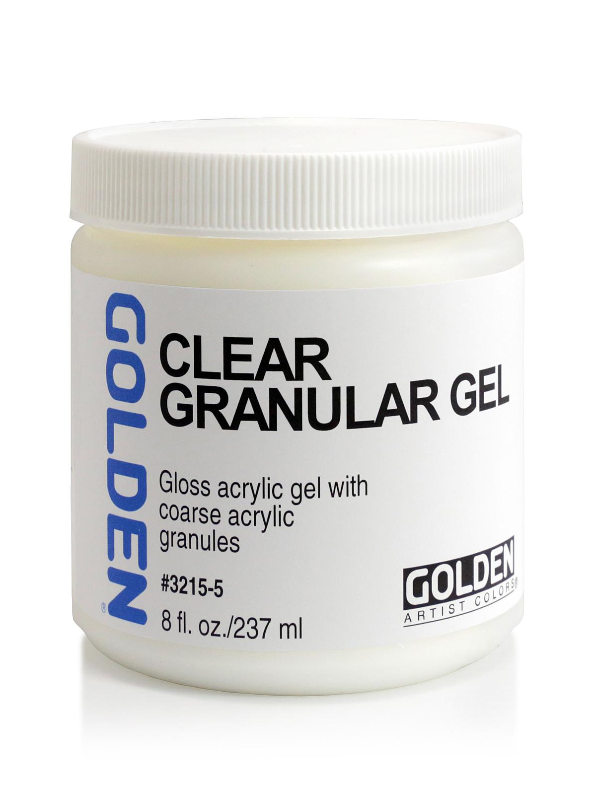 Gel Mediums granular clear 8 oz.