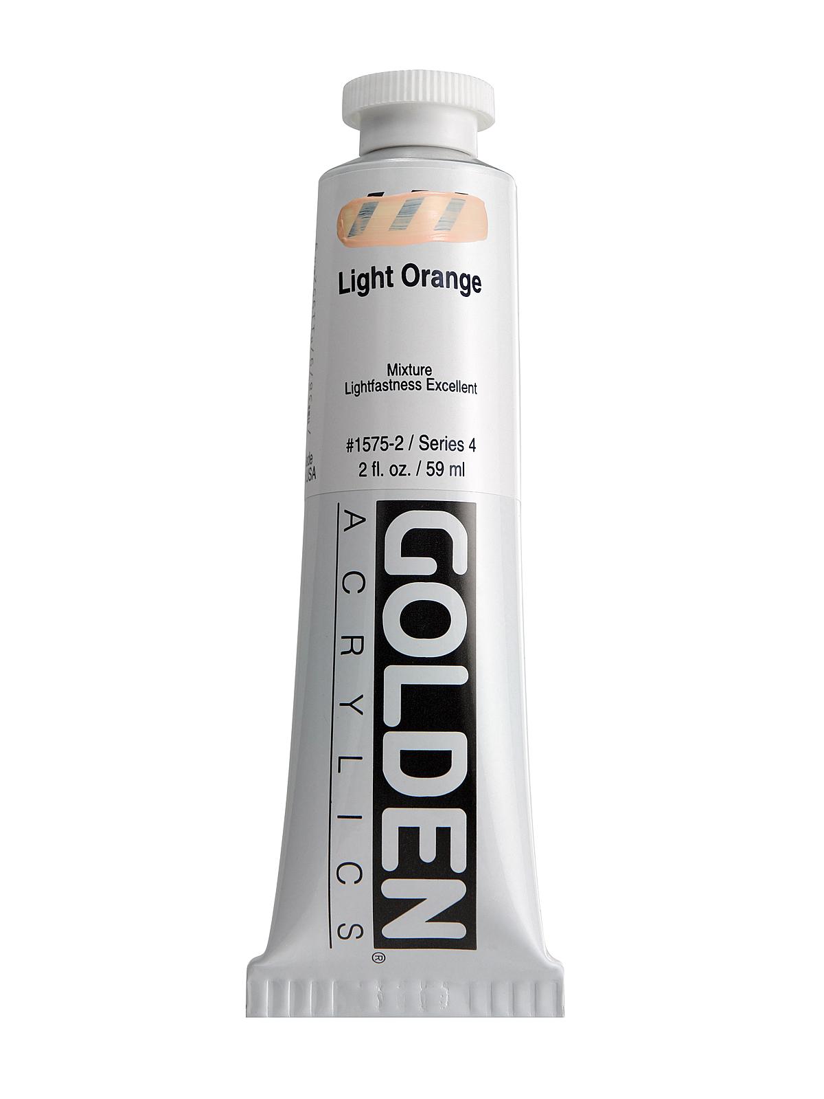 Heavy Body Acrylics light orange 2 oz.