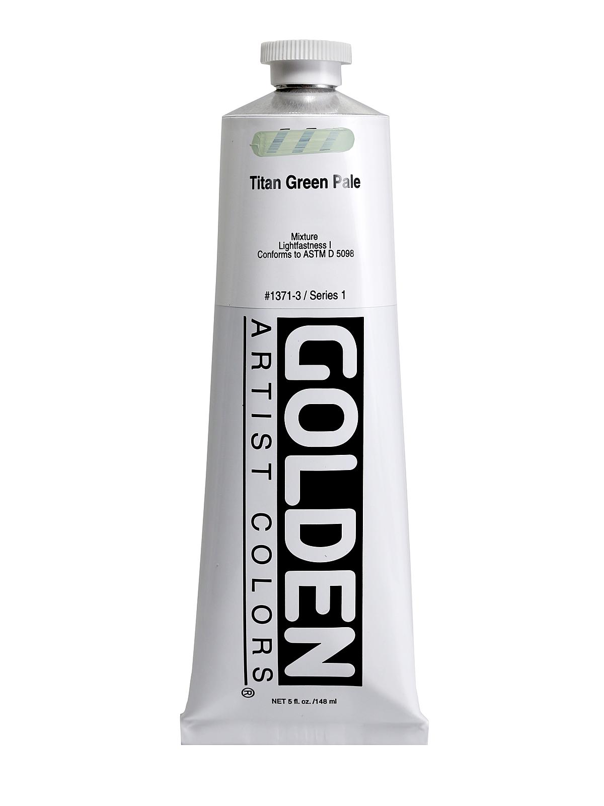 Heavy Body Acrylics titan green pale 5 oz.
