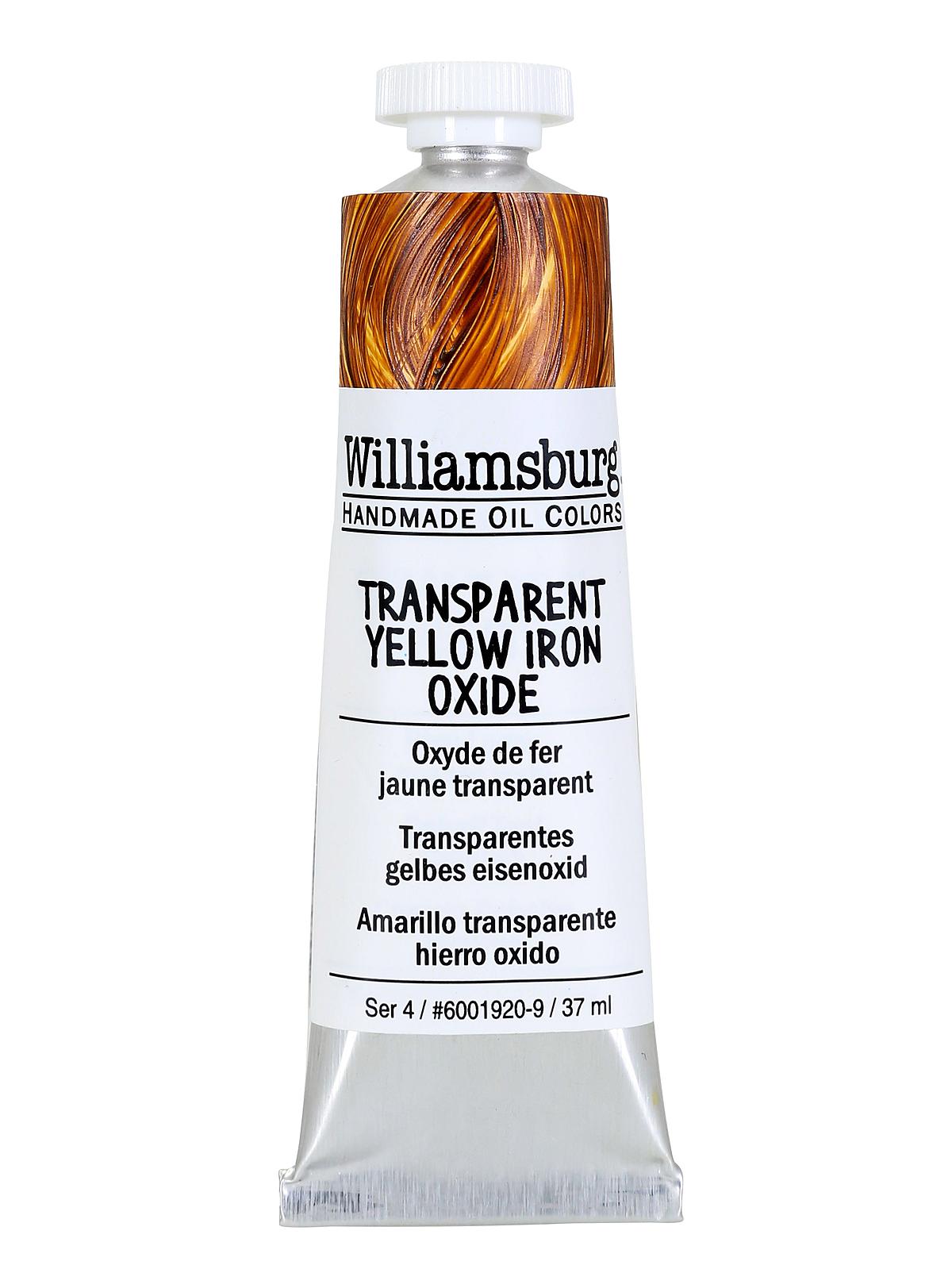 Handmade Oil Colors transparent yellow iron oxide 37 ml