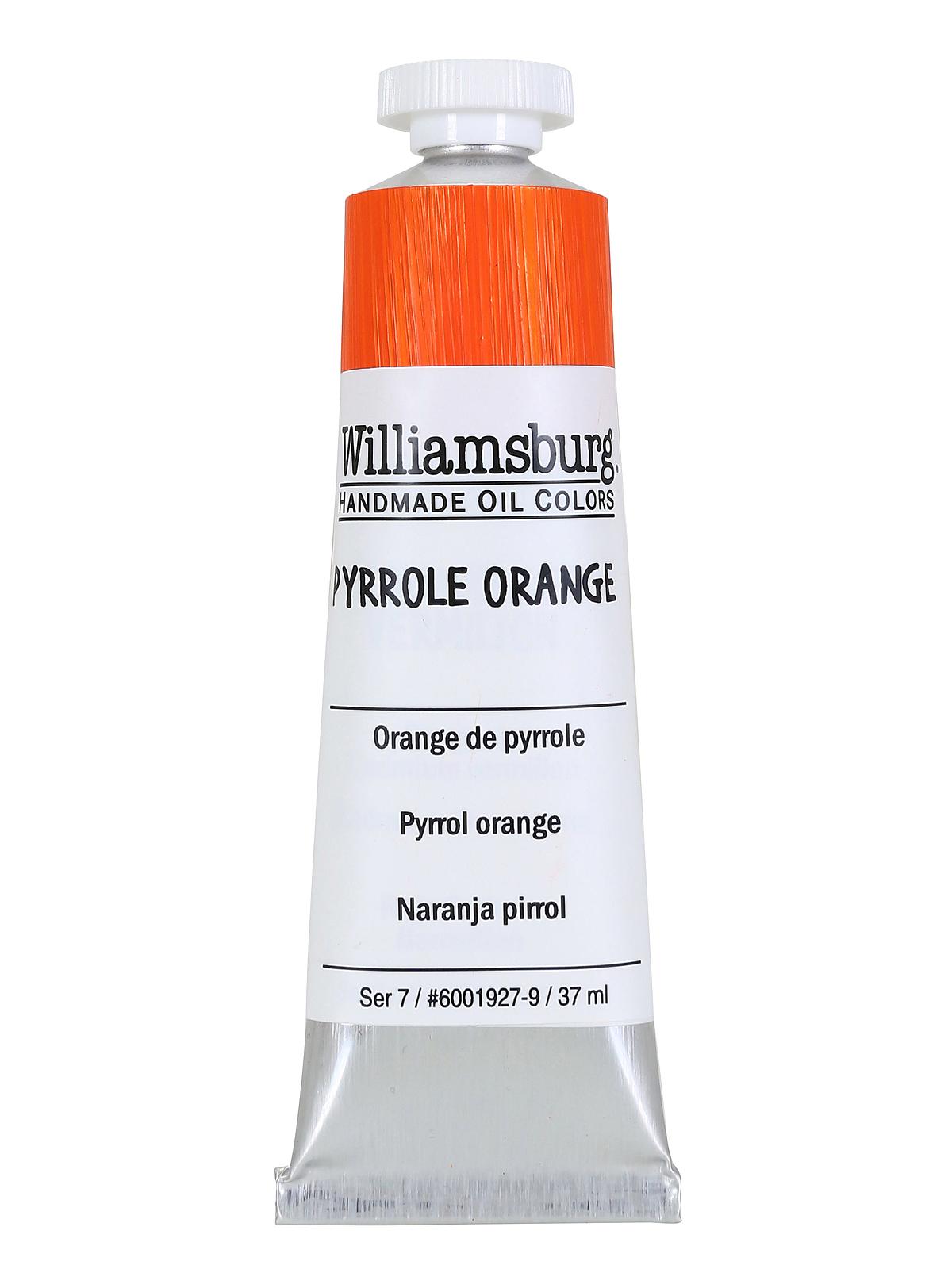 Handmade Oil Colors pyrrole orange 37 ml