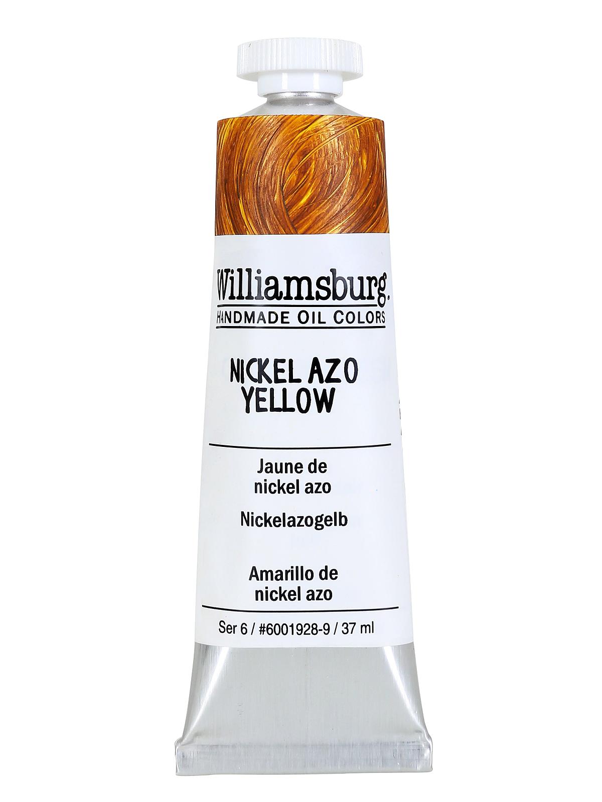 Handmade Oil Colors nickel azo yellow 37 ml