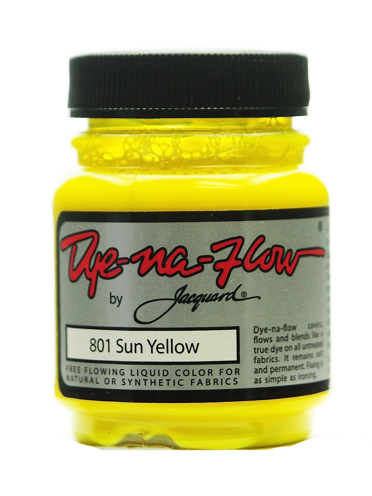 Dye-Na-Flow Fabric Colors sun yellow 2 1 4 oz. 801