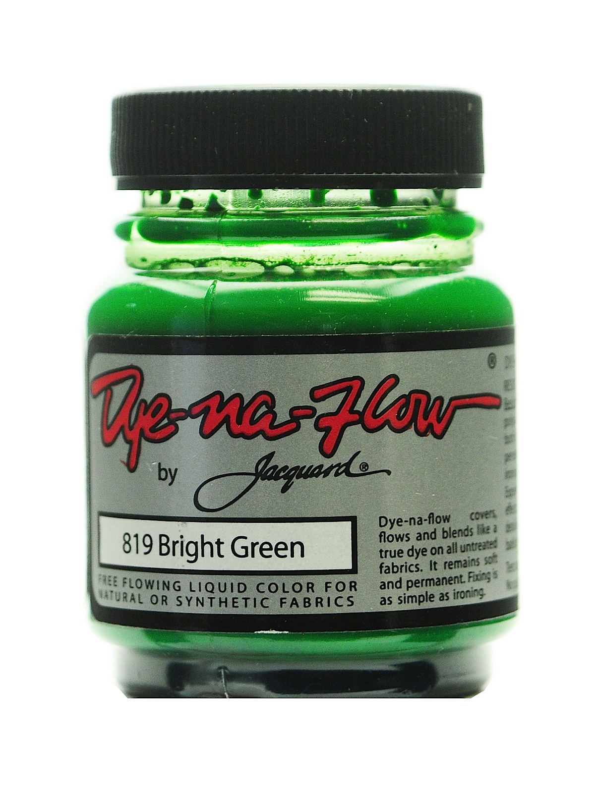 Dye-Na-Flow Fabric Colors bright green 2 1 4 oz. 819