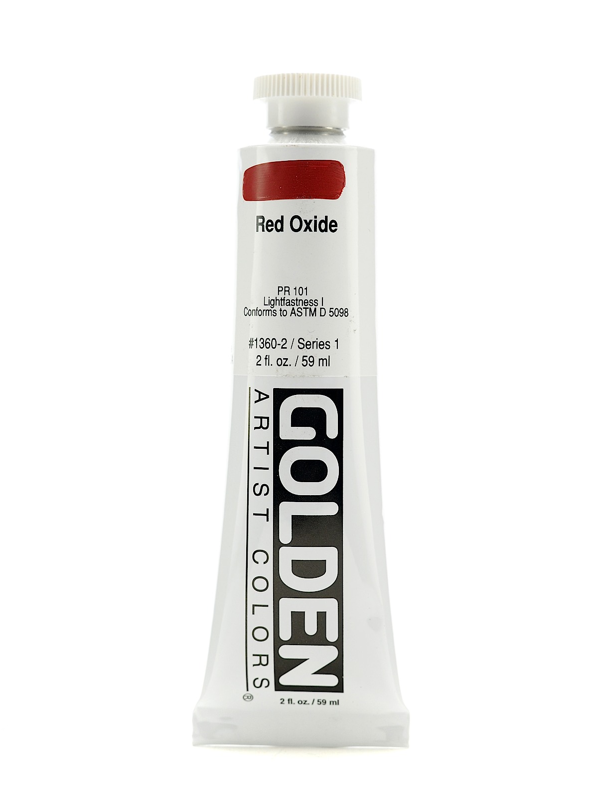 Heavy Body Acrylics red oxide 2 oz.