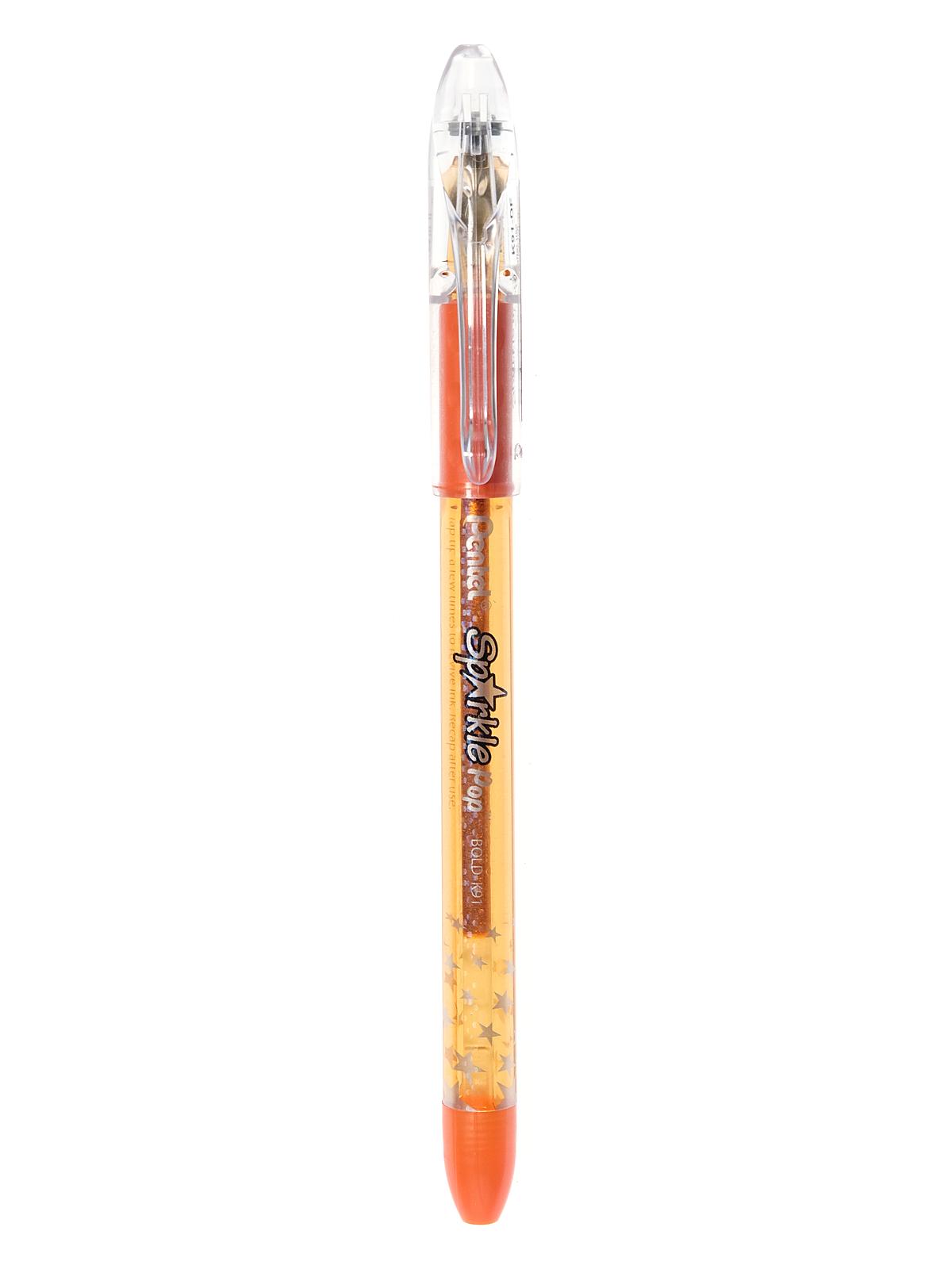 Sparkle Pop Metallic Gel Pens orange yellow 0.8 mm