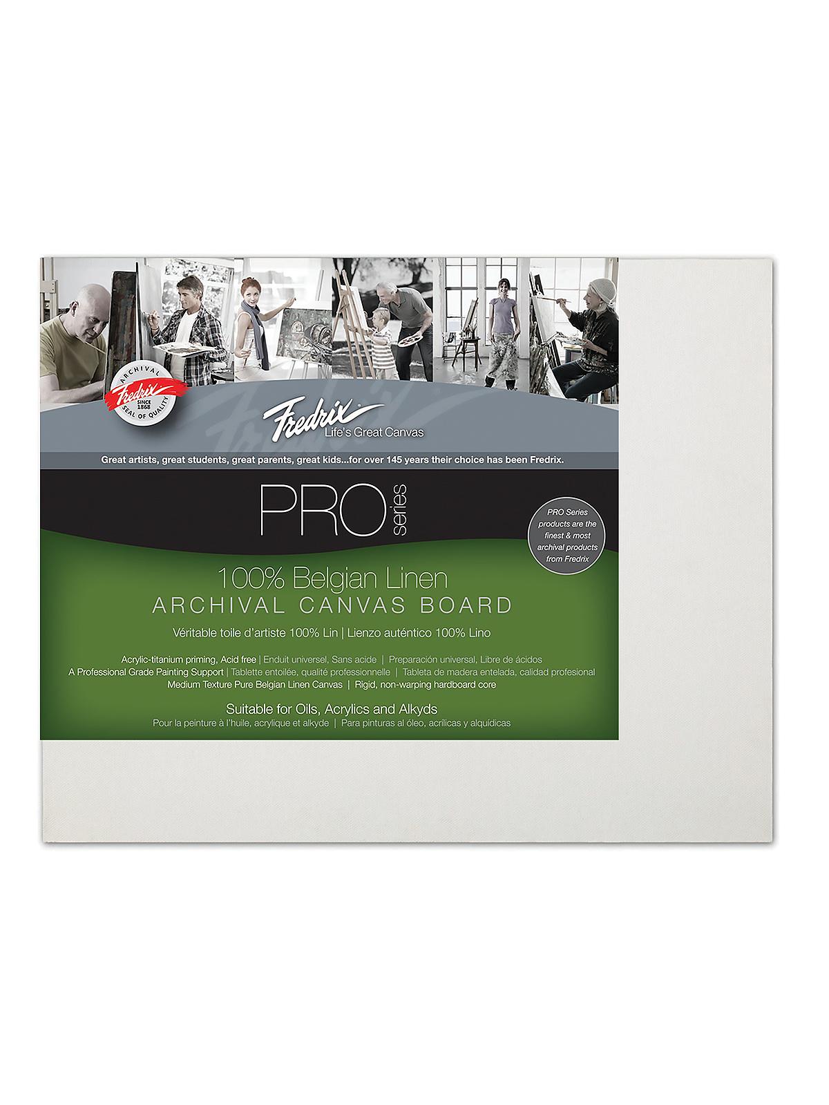 Pro Series Archival Linen Canvas Boards 8 In. X 10 In. Acrylic Priming