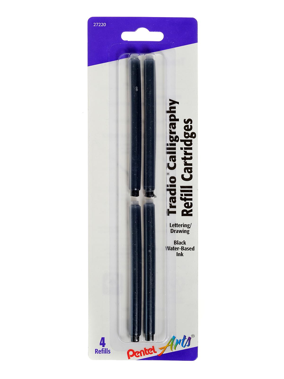 Tradio Calligraphy Pens refill set of 4