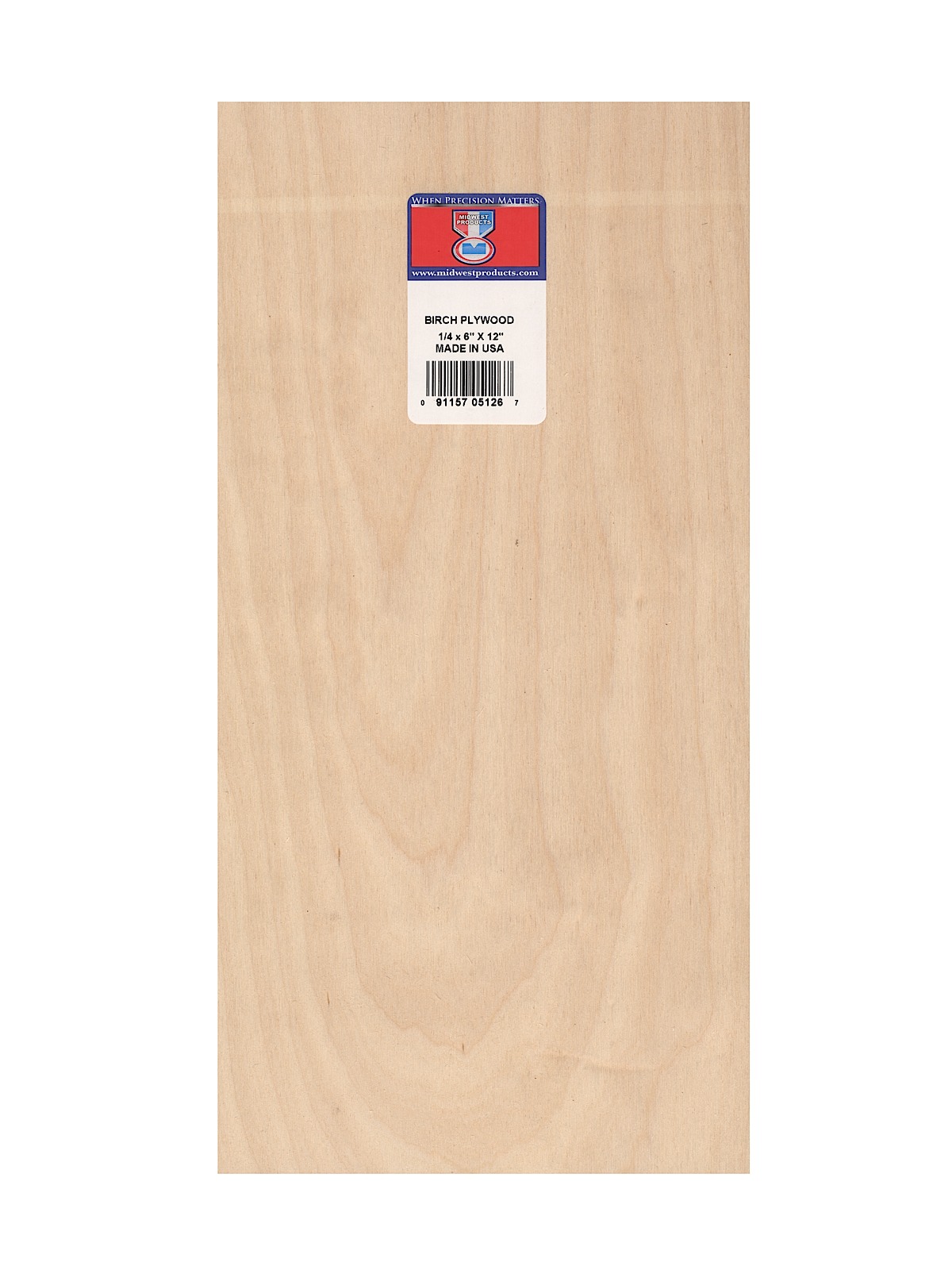 Thin Birch Plywood Model Grade 1 4 In. 6 In. X 12 In.