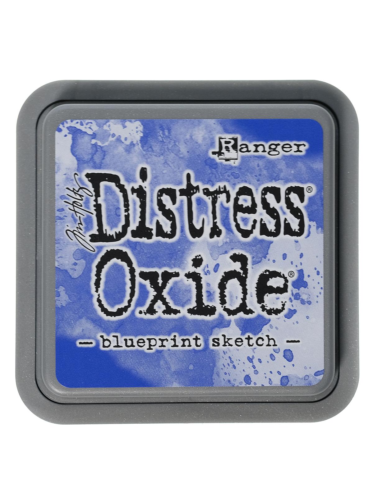 Tim Holtz Distress Oxides blueprint sketch pad
