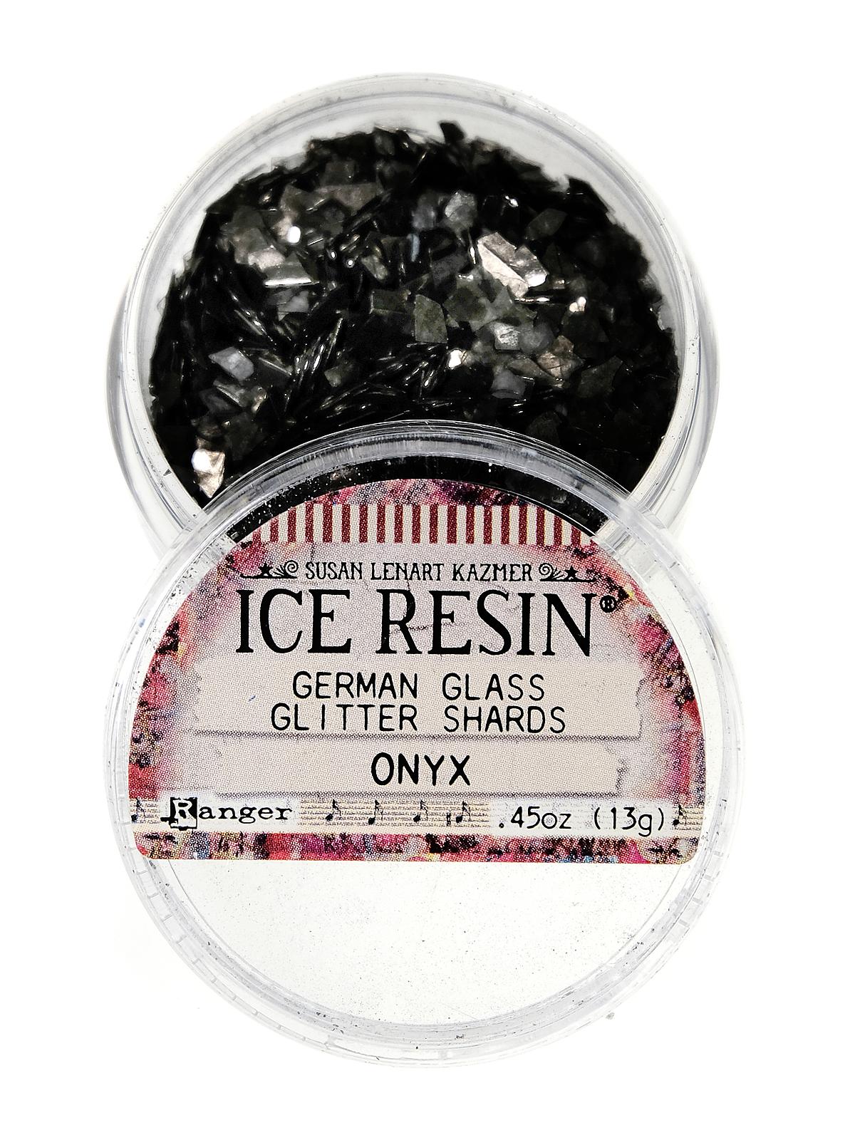 ICE Resin Inclusions glitter shards onyx 7g jar