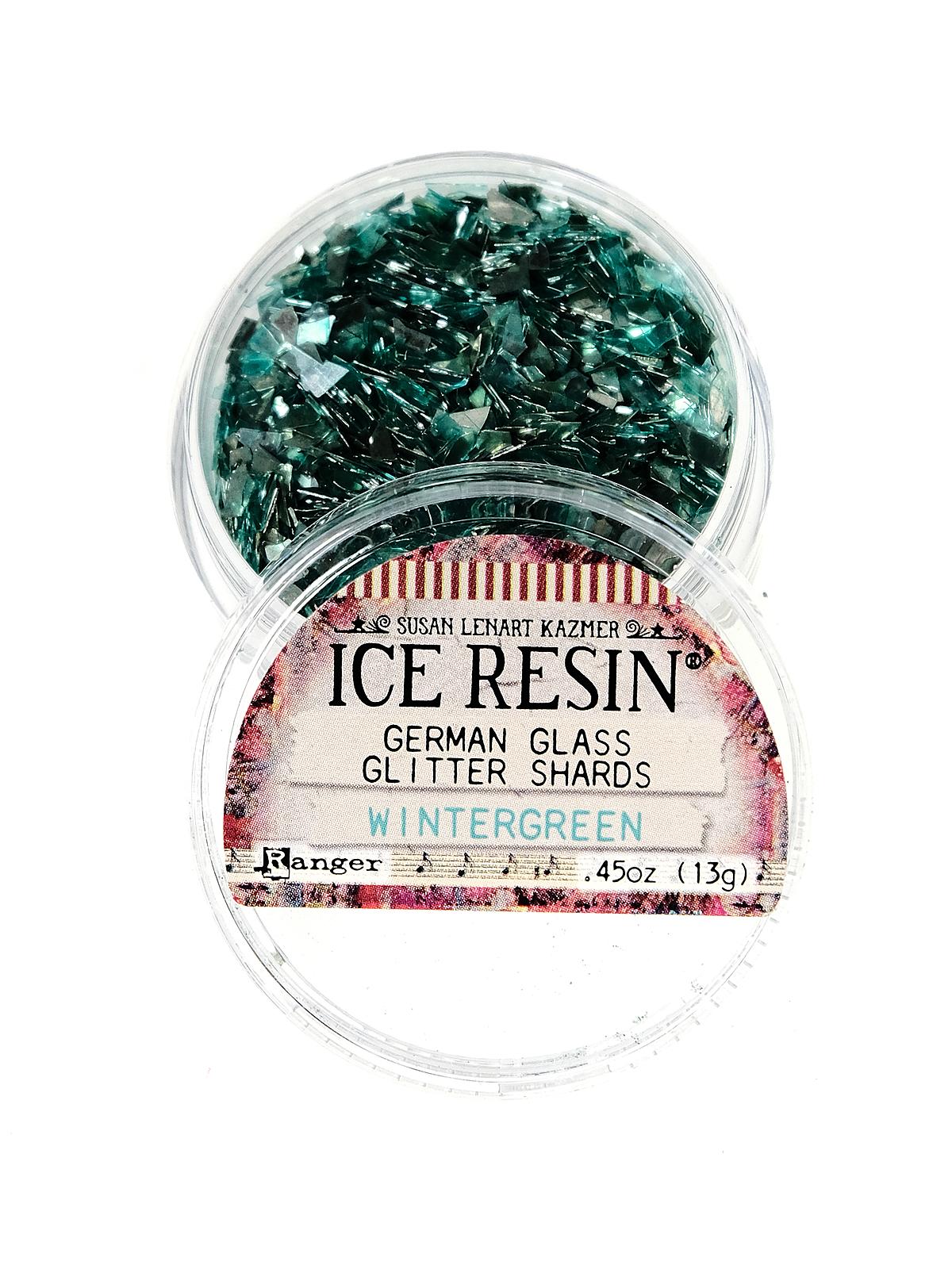 Ice Resin Inclusions Glitter Shards Wintergreen 7g Jar