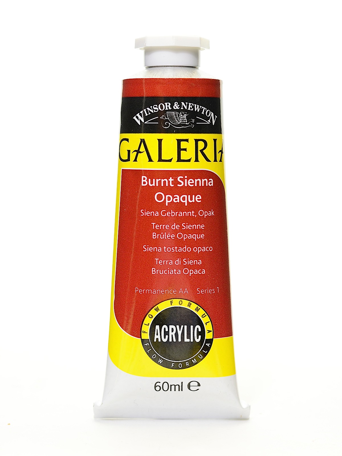 Galeria Flow Formula Acrylic Colours burnt sienna opaque 60 ml 77