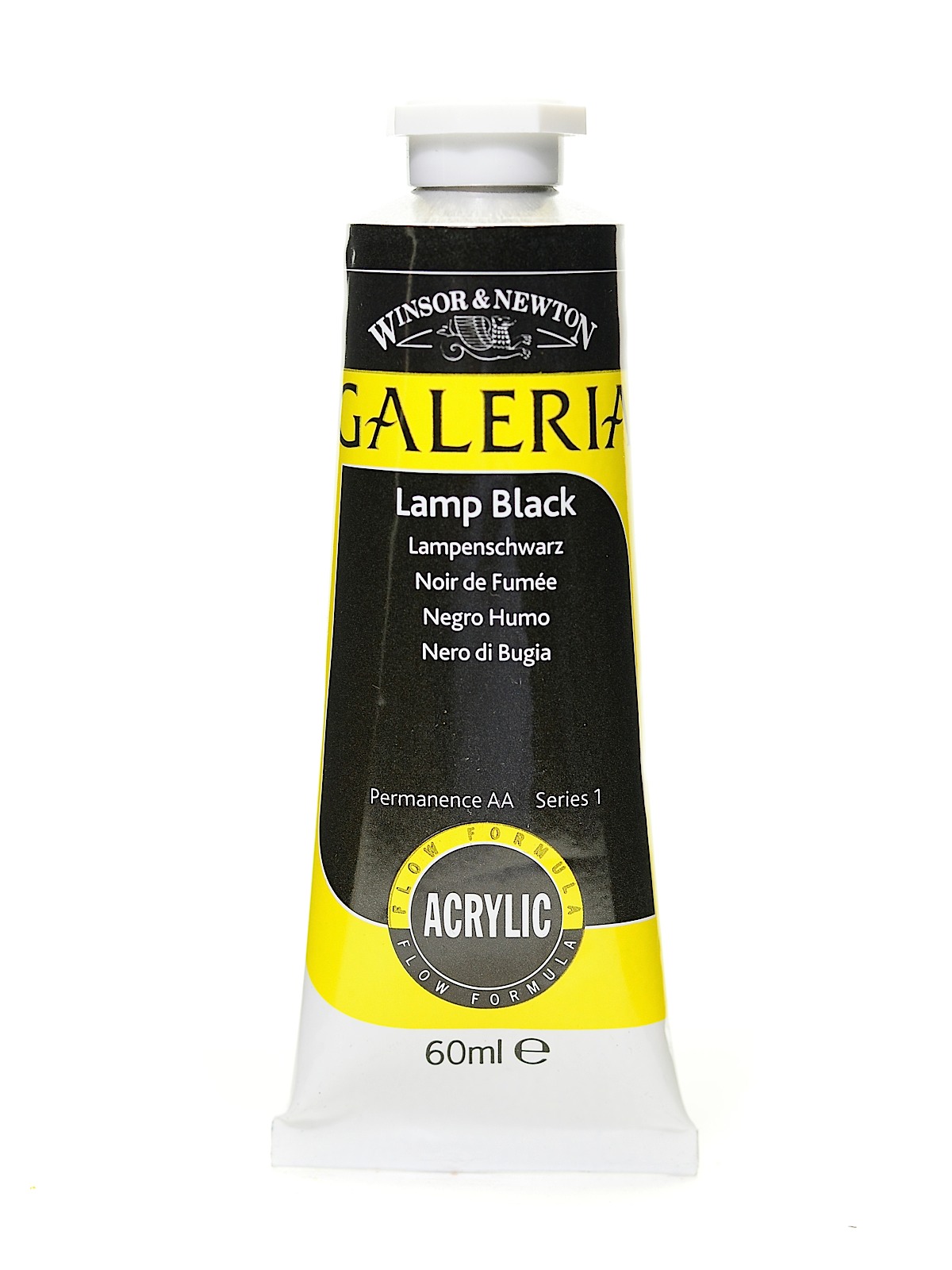 Galeria Flow Formula Acrylic Colours lamp black 60 ml 337