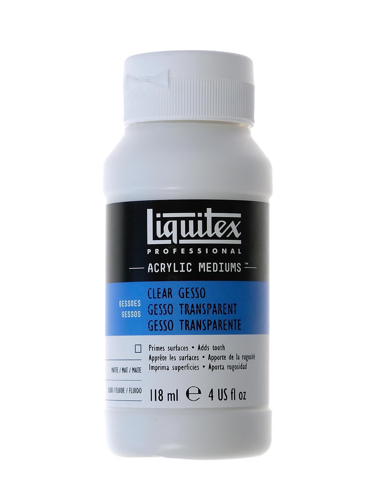 Acrylic Clear Gesso 4 Oz.