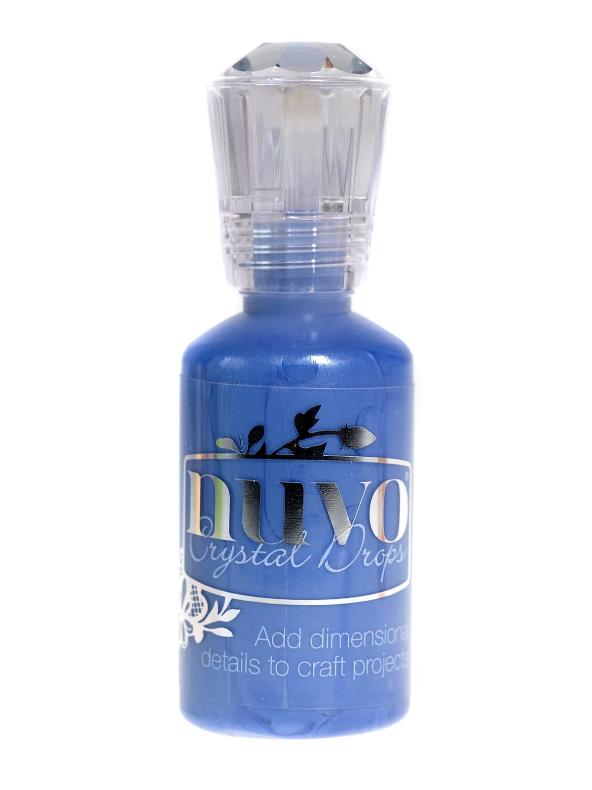 Nuvo Crystal Drops navy blue 1 oz. bottle