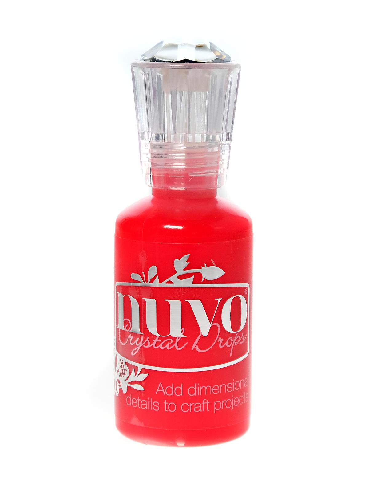 Nuvo Crystal Drops red berry 1 oz. bottle