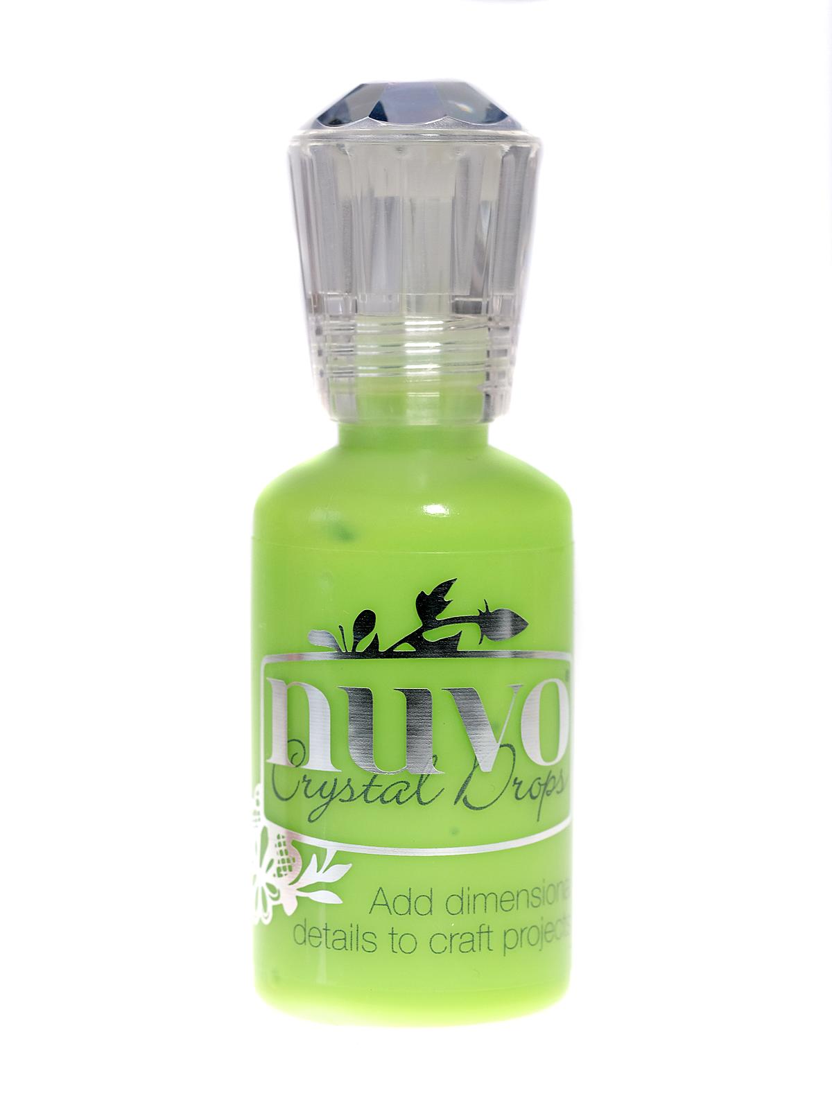 Nuvo Crystal Drops apple green 1 oz. bottle