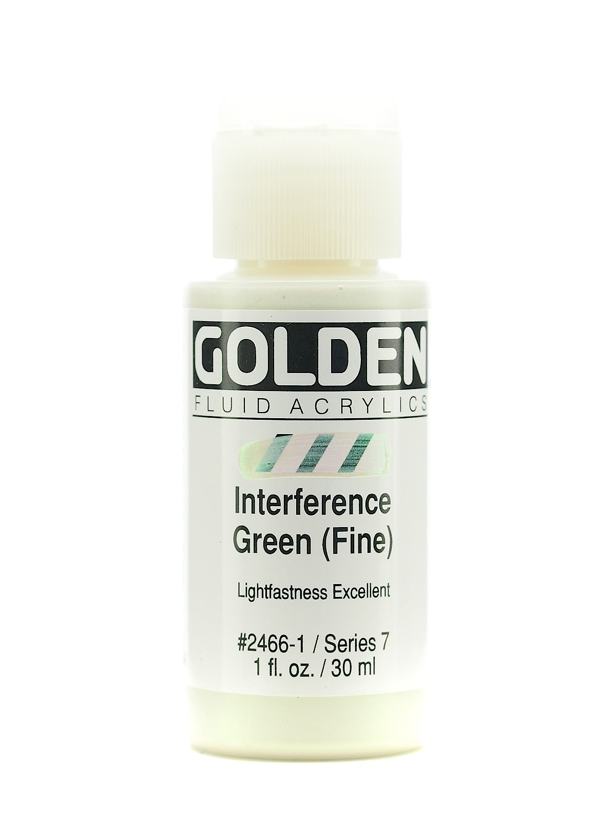 Fluid Acrylics interference green fine 1 oz.