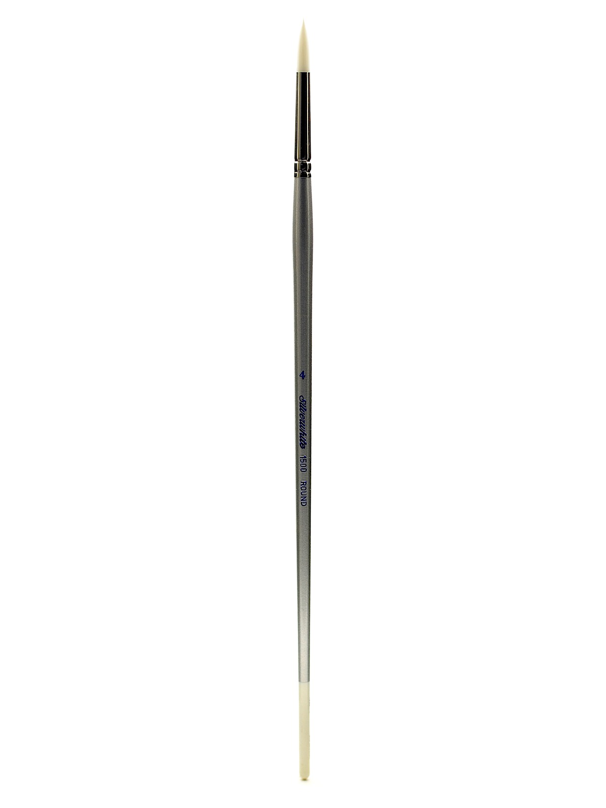 Silverwhite Series Synthetic Brushes Long Handle 4 round
