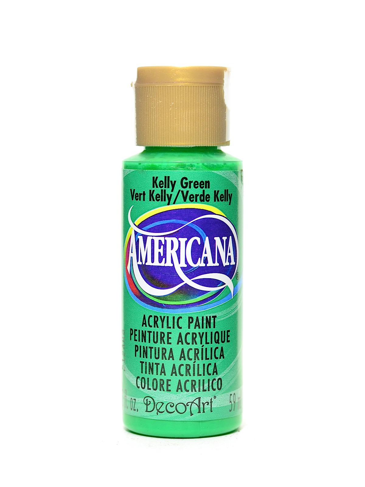 Americana Acrylic Paints Kelly green 2 oz.