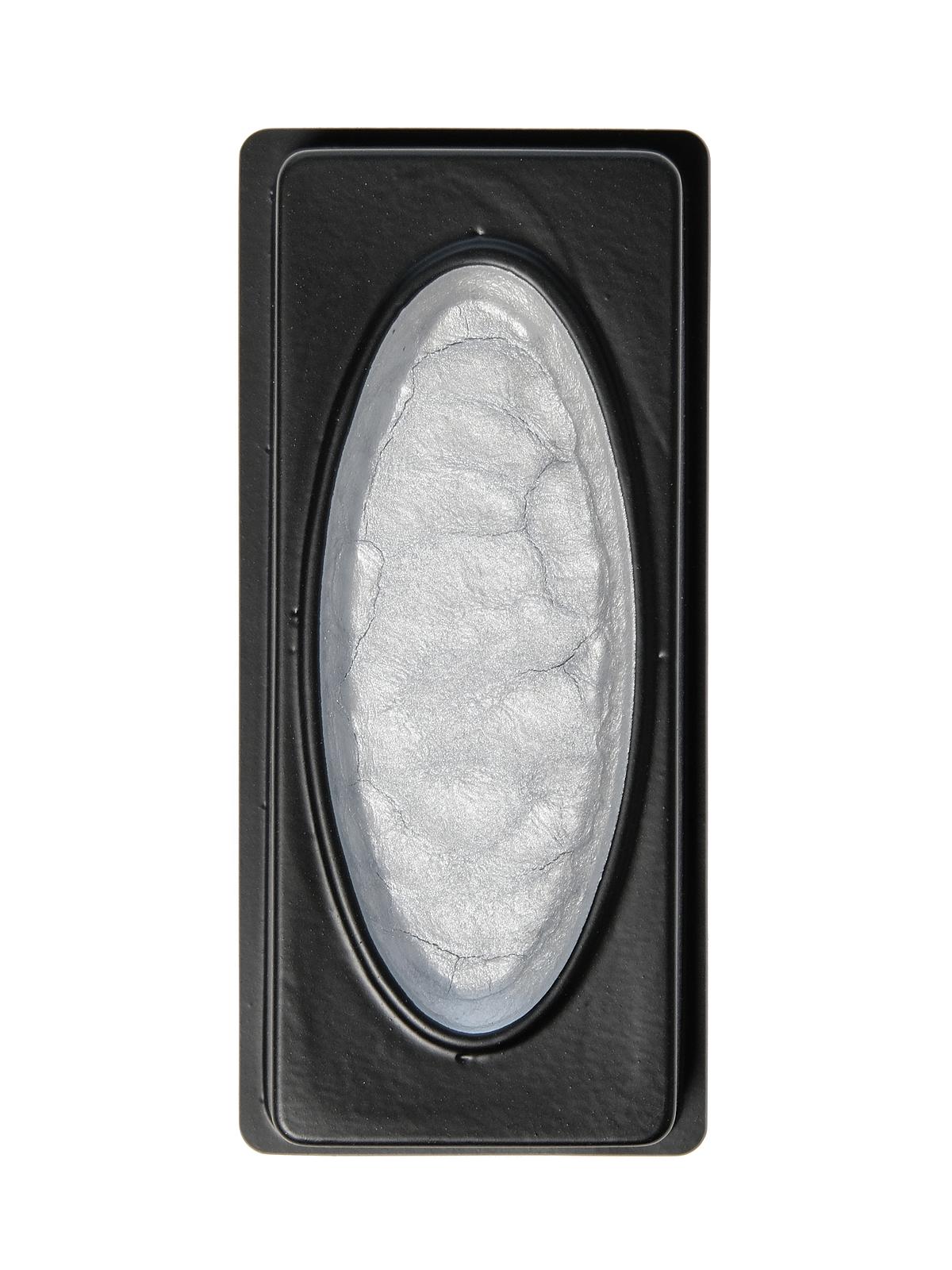 Semi-Moist Metallic Watercolor Pans 10 g silver each