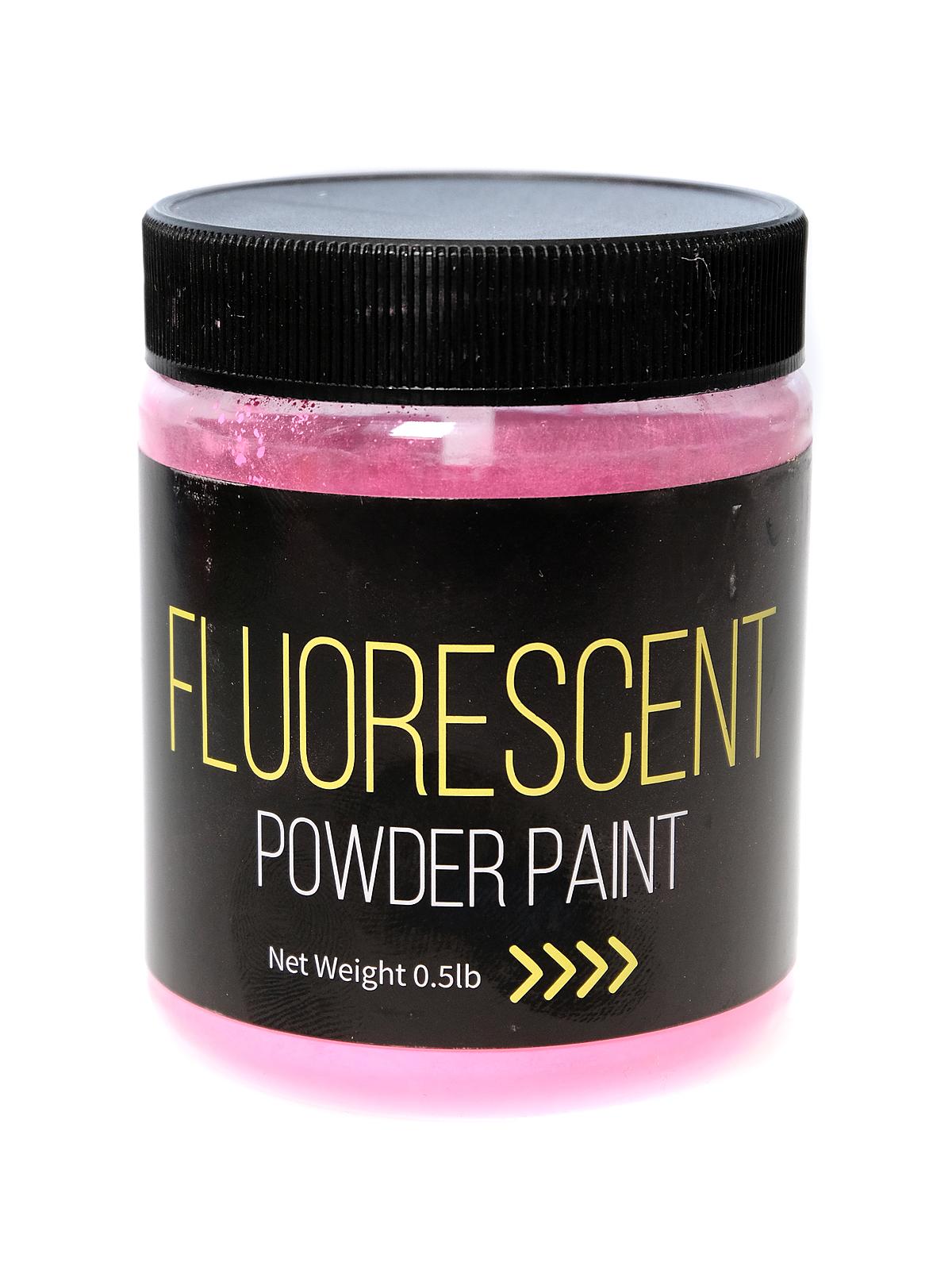 Fluorescent Powder Paint 1 2 lb. jar fluorescent pink