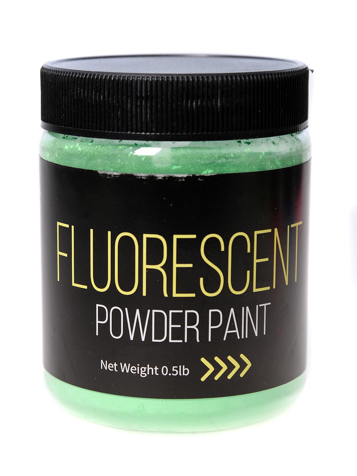 Fluorescent Powder Paint 1 2 lb. jar fluorescent green