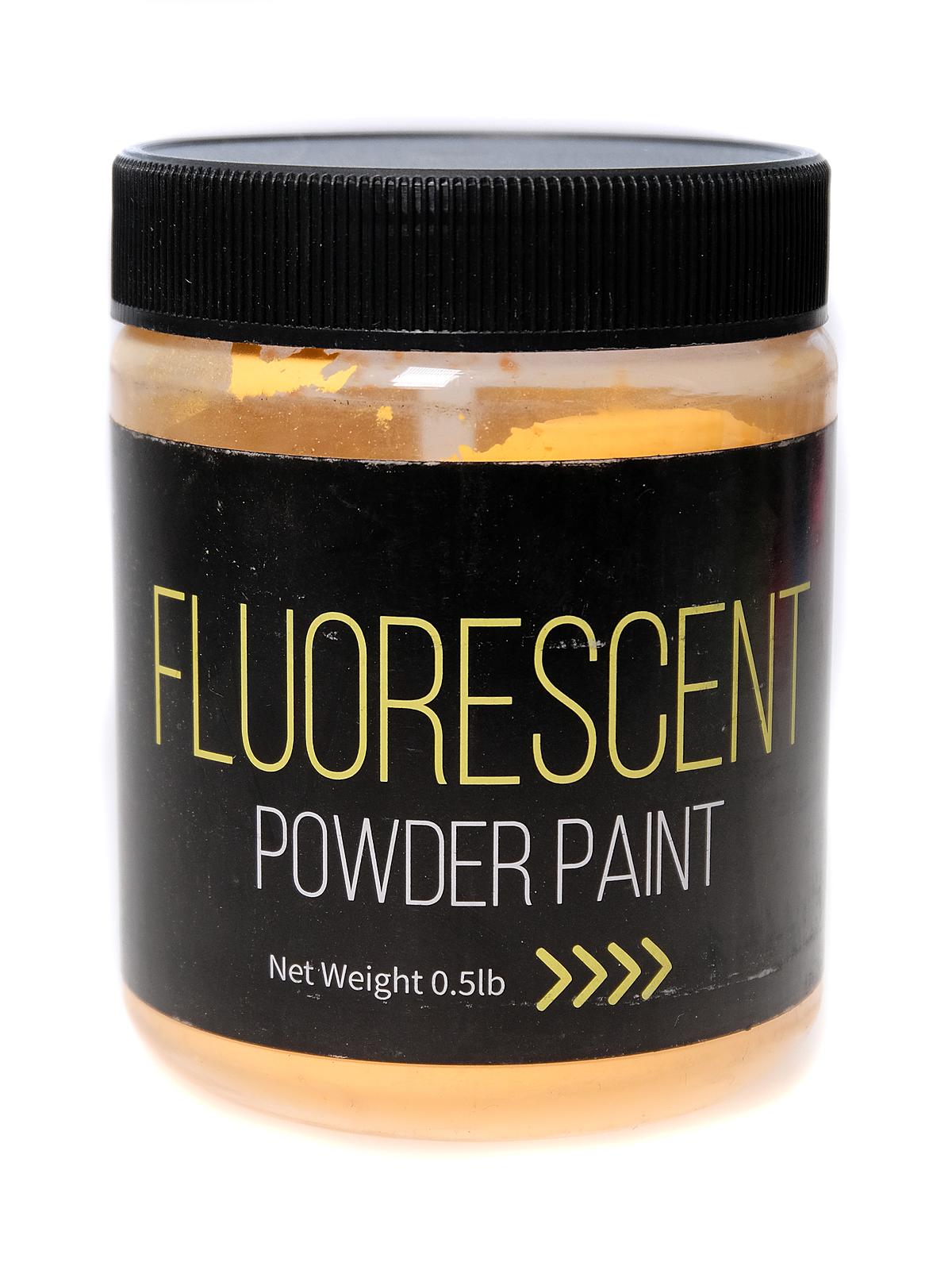 Fluorescent Powder Paint 1 2 lb. jar fluorescent orange