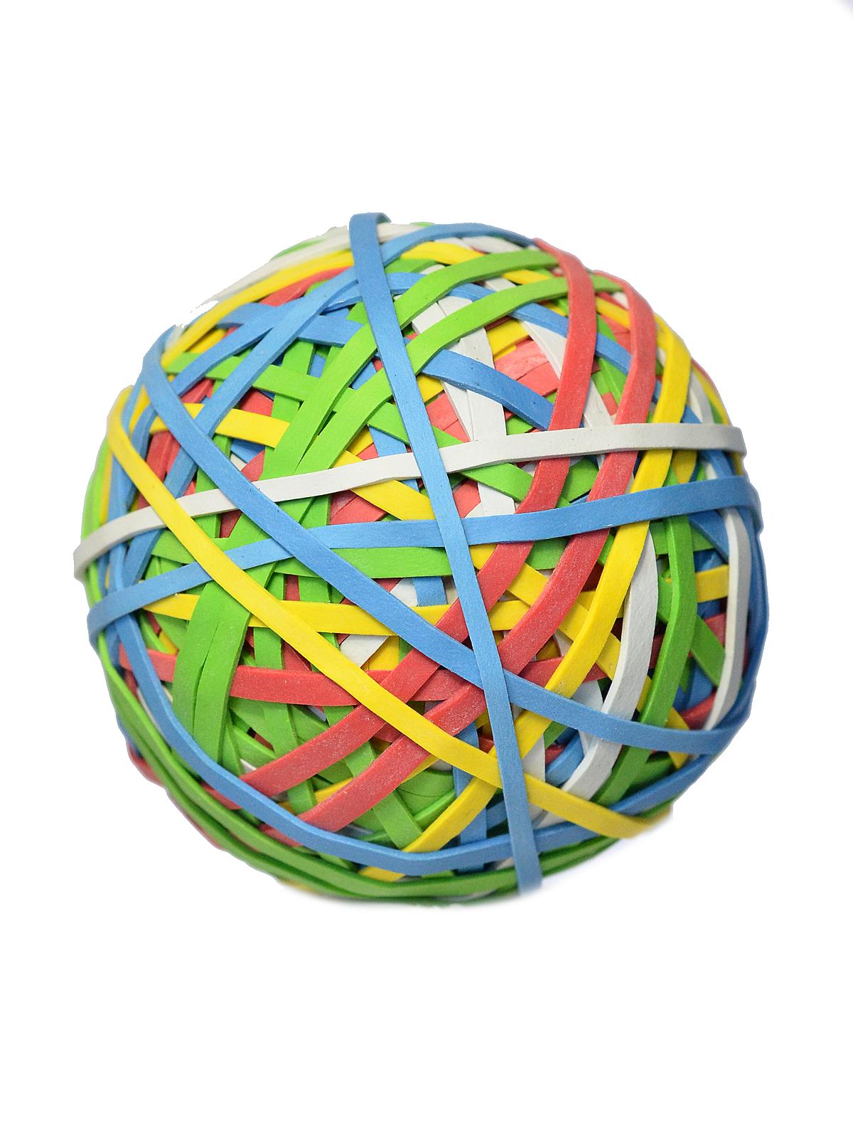 Colored Rubber Band Ball each