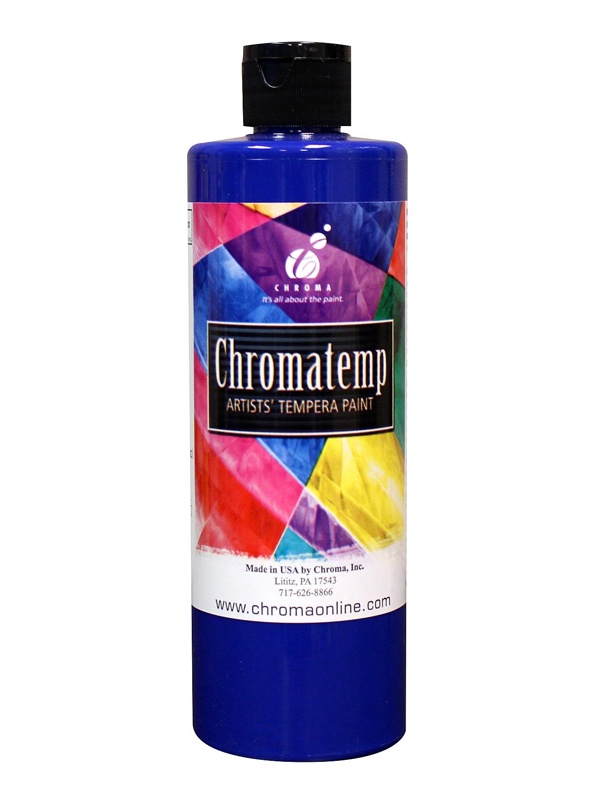 ChromaTemp Pearlescent Tempera Paint blue 500 ml