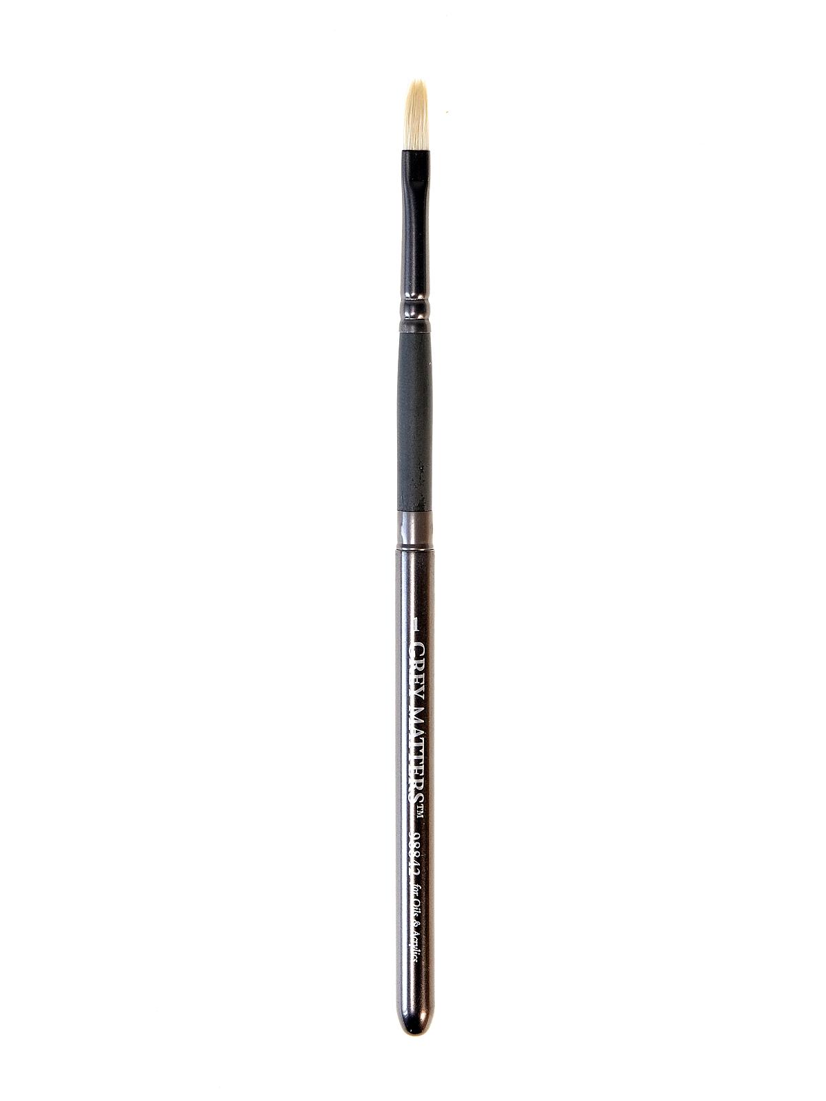Pocket Brushes bristle oil flat size 1