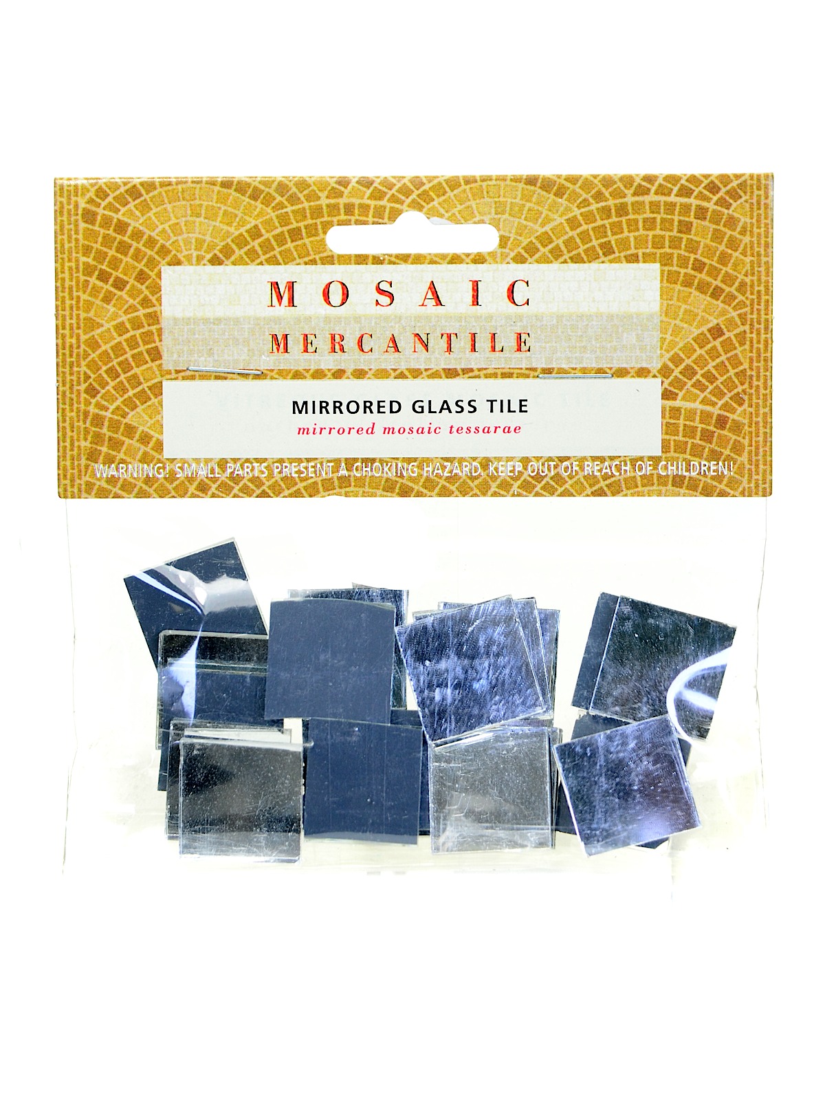 Mirrored Glass Tile Square 3 4 In. 20 Tiles Bag